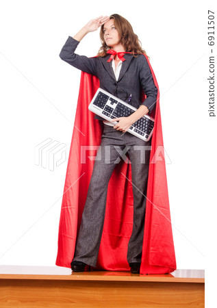 Businesswoman in superwoman concept Businesswoman in superwoman concept 6911507