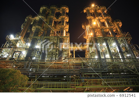 工廠夜景·兵庫縣尼崎市南部 6912541