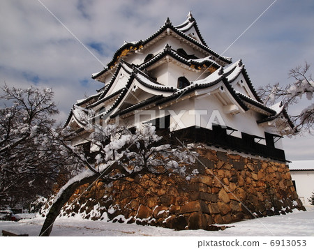Hikone Castle of Snow 6913053