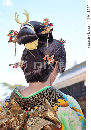 Kochi wig festival beautiful women March 4 Kochi Castle shooting in front of the gate 6915921