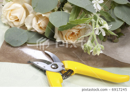 Ikebana and scissors Ikebana and scissors 6917245