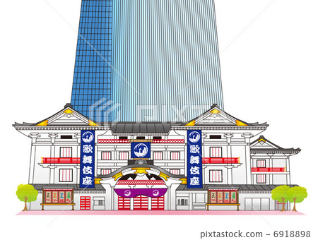 Kabuki-za theater Kabuki-za theater 6918898