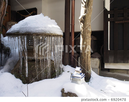 石燈籠籃子冰柱 6920478