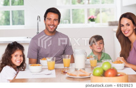 Family having breakfast Family having breakfast 6928923