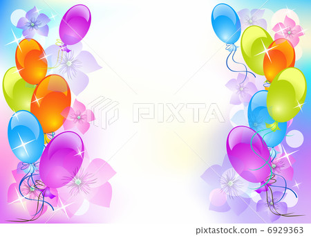 Balloons and stars 6929363