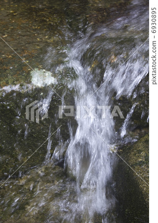 Spring water in the forest 6930895