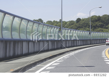 Soundproof wall of road 6931282