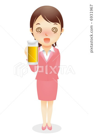 女商人例證 6931967