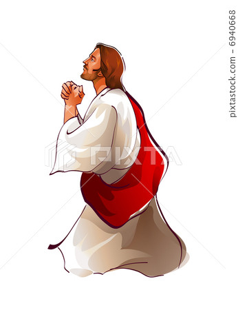 jesus christ praying images