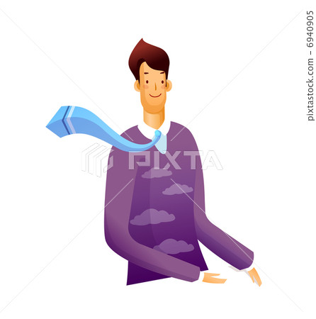 Close-up of man smiling 6940905