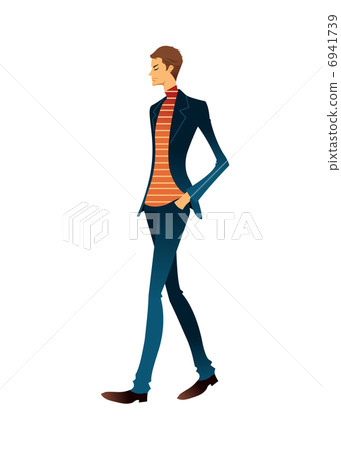 Side view of man standing 6941739