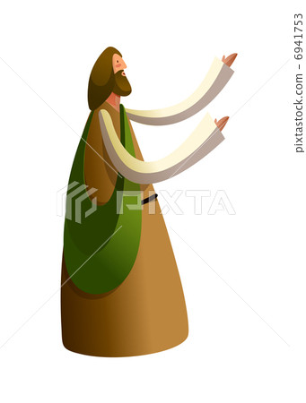 Side view of Jesus Christ standing Side view of Jesus Christ standing 6941753