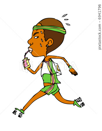 Side view of boy running Side view of boy running 6941796