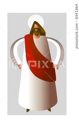 Close-up of Jesus Christ standing 6941864