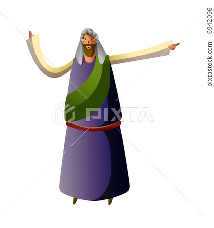Close-up of man standing in robe Close-up of man standing in robe 6942096