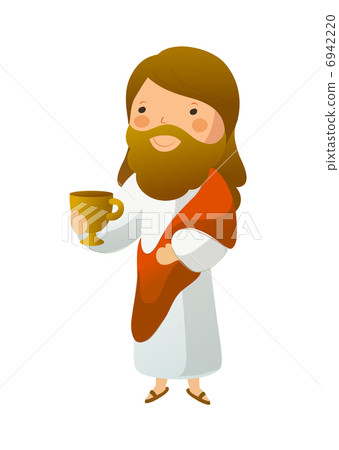 Close-up of Jesus Christ holding cup Close-up of Jesus Christ holding cup 6942220