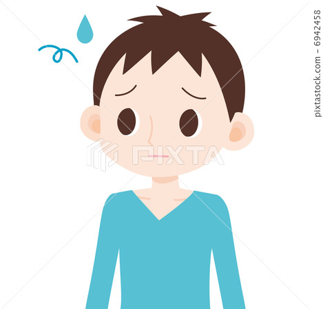 男性上身很困惑 6942458