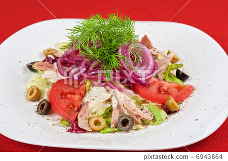 chicken meat filet salad 6943864