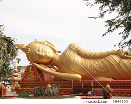 老撾萬象巨大的死佛佛 6944193