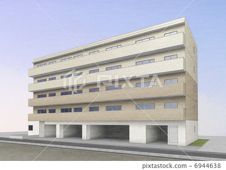 Mansion CG Image Drawing Painting Mansion CG Image Drawing Painting 6944638