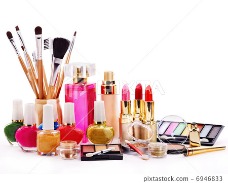 Decorative cosmetics for makeup. Decorative cosmetics for makeup. 6946833