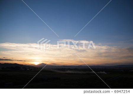 橫手盆地的日落 6947254
