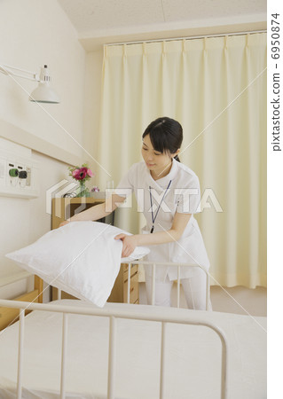 A hospital 6950874