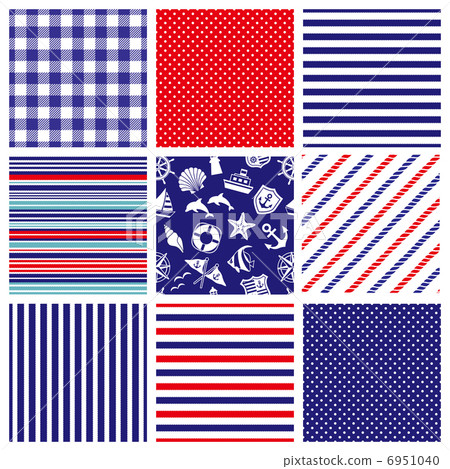 Marine advertisement background 9 types 6951040