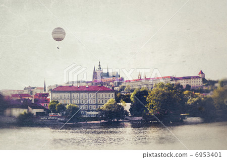 Prague Photo in vintage style. Prague Photo in vintage style. 6953401