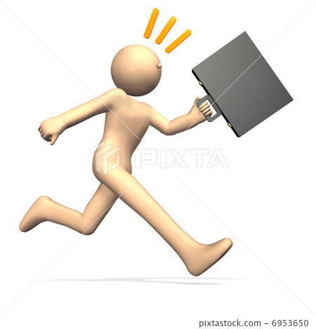 3D回報了描述一個健康商人的圖像 6953650