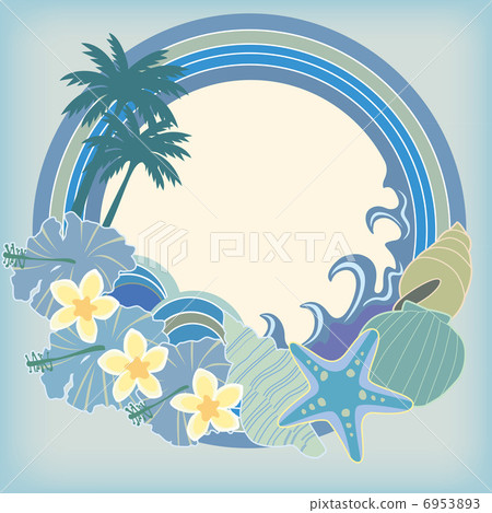藍色的海_復古 藍色的海_復古 6953893
