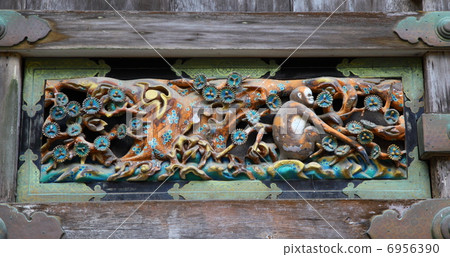 The teachings of the three monkeys of Nikko Toshogu Shrine 6956390