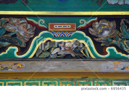Nikko Toshogu Shrine East Corridor Sculpture 6956435