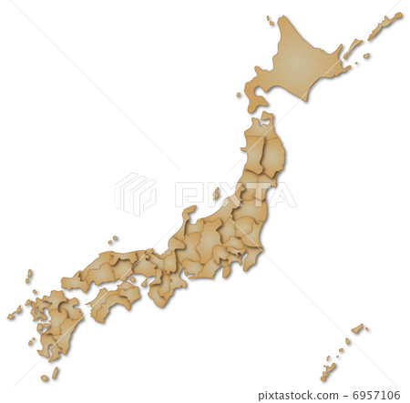 日本地圖 6957106