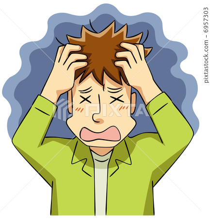 Shock · Young man 6957303