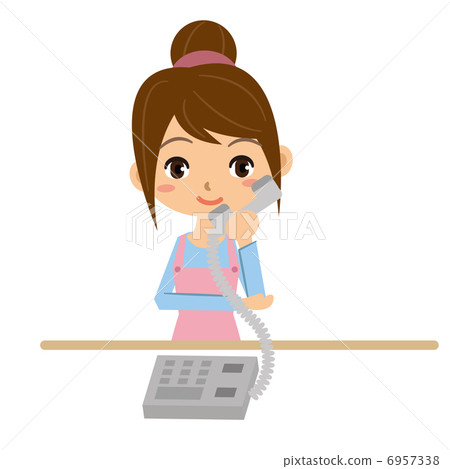 家庭主婦打電話 6957338