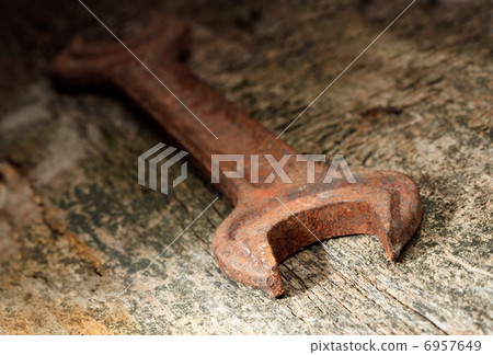 Old rusty wrench Old rusty wrench 6957649