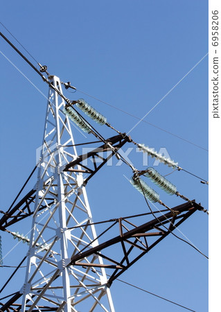 High-voltage tower High-voltage tower 6958206