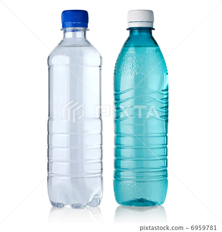 two bottles with water two bottles with water 6959781