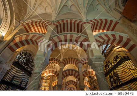 Interior of Mezquita-Catedral, Cordoba, Spain 6960472