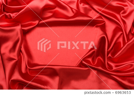 red silk fabric background 6963653