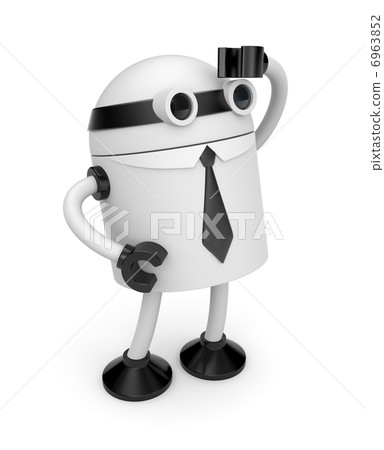Robot looks forward 6963852
