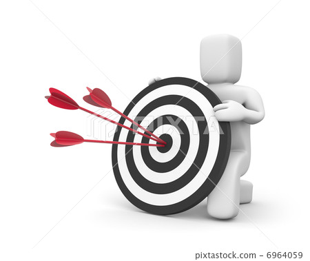 Person hold target Person hold target 6964059