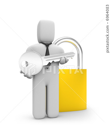 Key from the lock Key from the lock 6964083