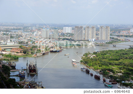越南胡志明市的天際線 越南胡志明市的天際線 6964648