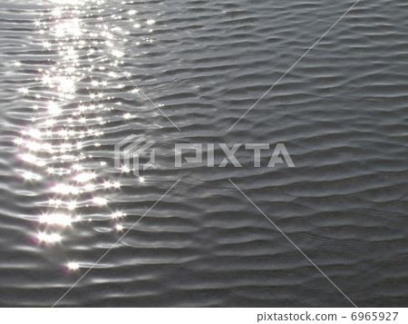 Water ripple on the road 6965927