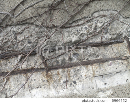 Rusted rebar of building 6966552