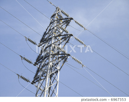 High-pressure steel tower with equipment for removing birds High-pressure steel tower with equipment for removing birds 6967353