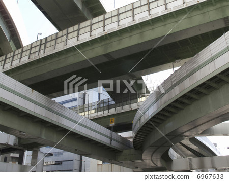 Junction of the Hanshin Expressway 6967638