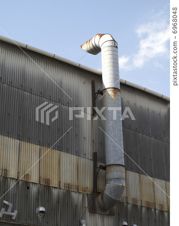 Factory ventilation duct 6968048